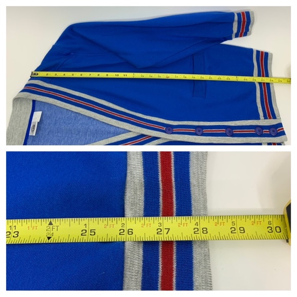 Rare Vintage Sports In Motion Varsity Style Grandpa Sweatshirt Cardigan Sweater - Picture 16 of 16